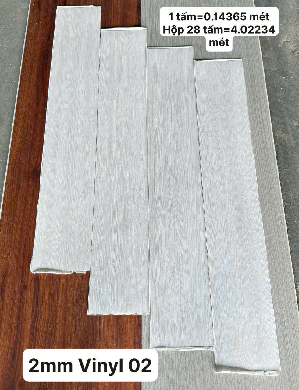 Sàn Nhựa Giả Gỗ Keo Sẵn GR-02
