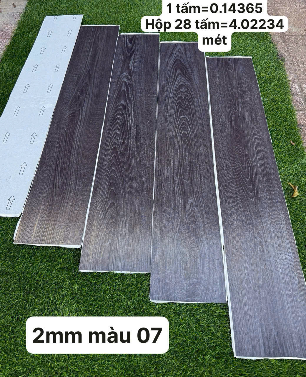 Sàn Nhựa Giả Gỗ Keo Sẵn GR-07