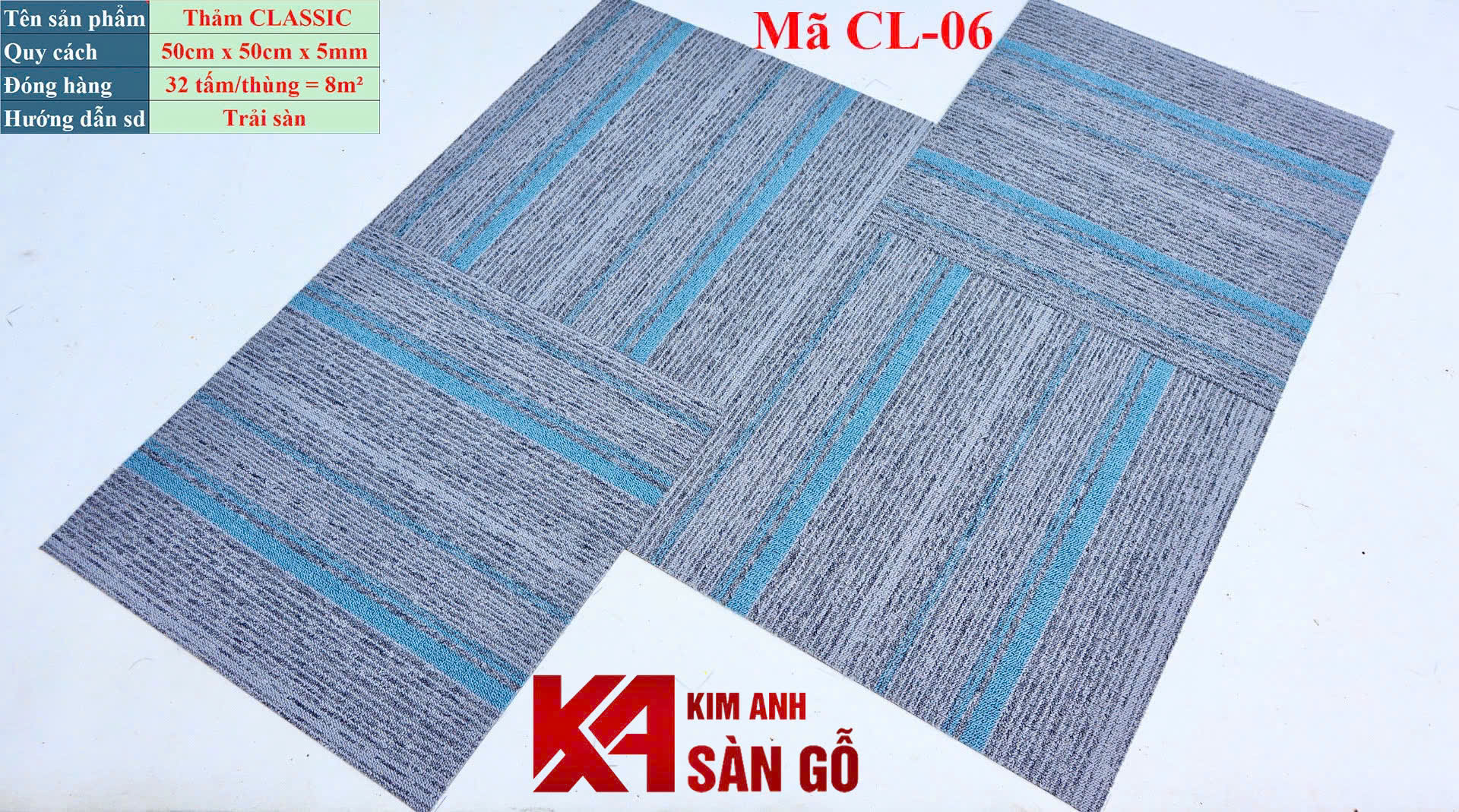 Tấm Thảm Trải Sàn Văn Phòng CL06