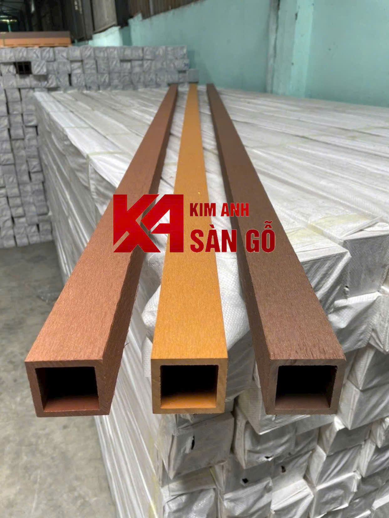 Thanh Lam Trụ Gỗ Nhựa Ngoài Trời 50*50mm