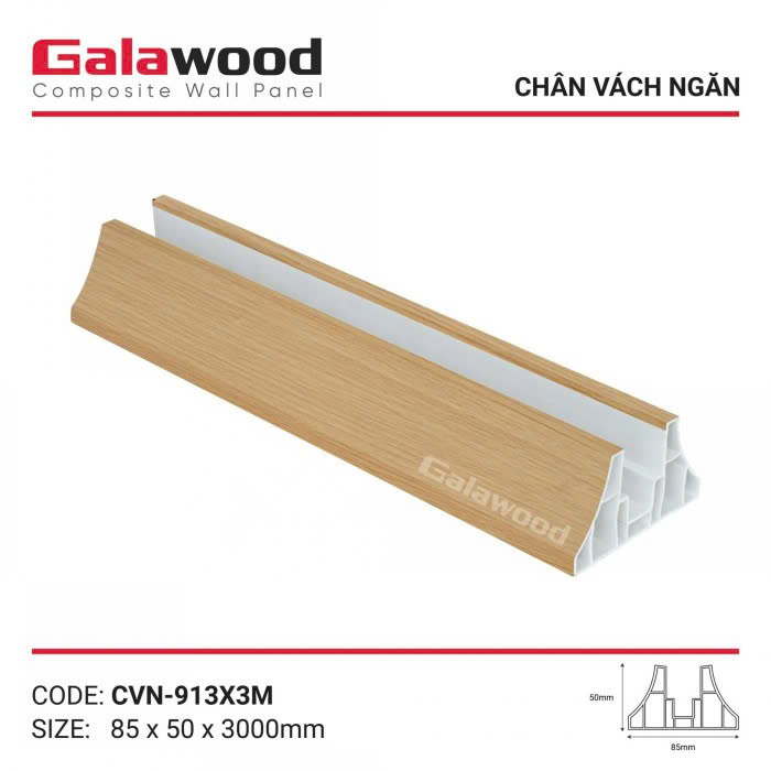 Chân Đế Vách Ngăn Nhựa Galawood CVN-913X3M