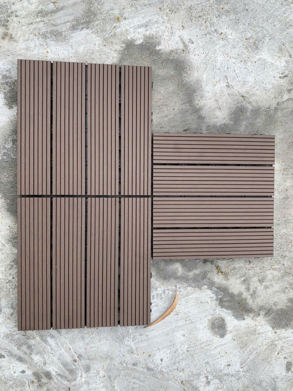Vỉ Gỗ Nhựa Ngoài Trời VN-02 Coffee
