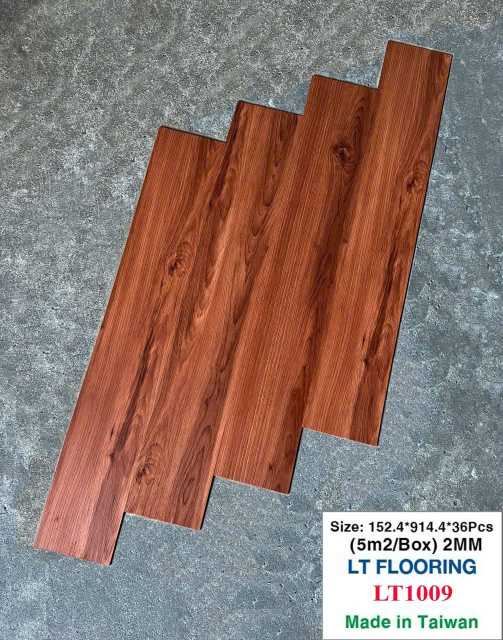 Sàn Nhựa Giả Gỗ Keo Rời 2MM LT Flooring 1009