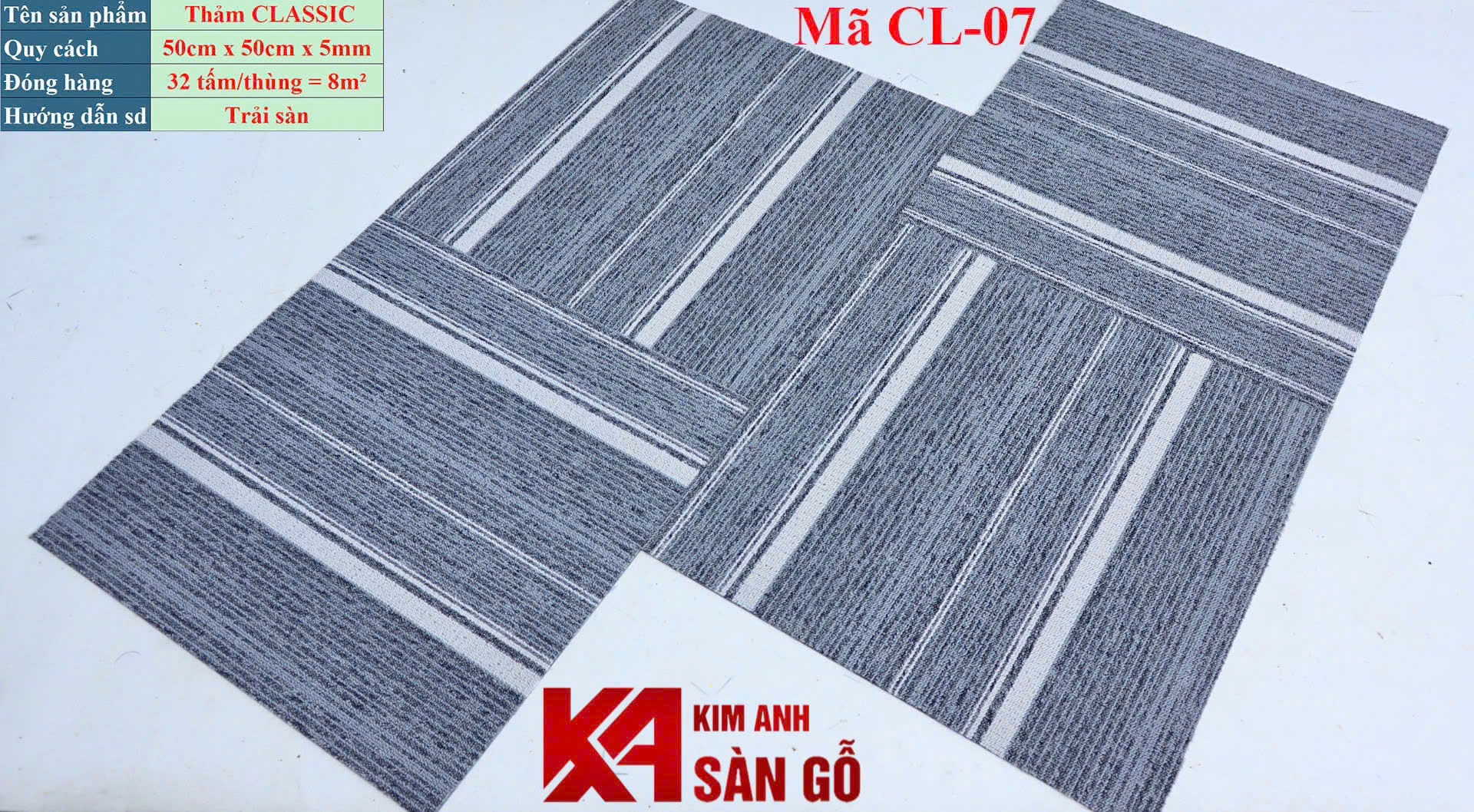 Tấm Thảm Trải Sàn Văn Phòng CL07