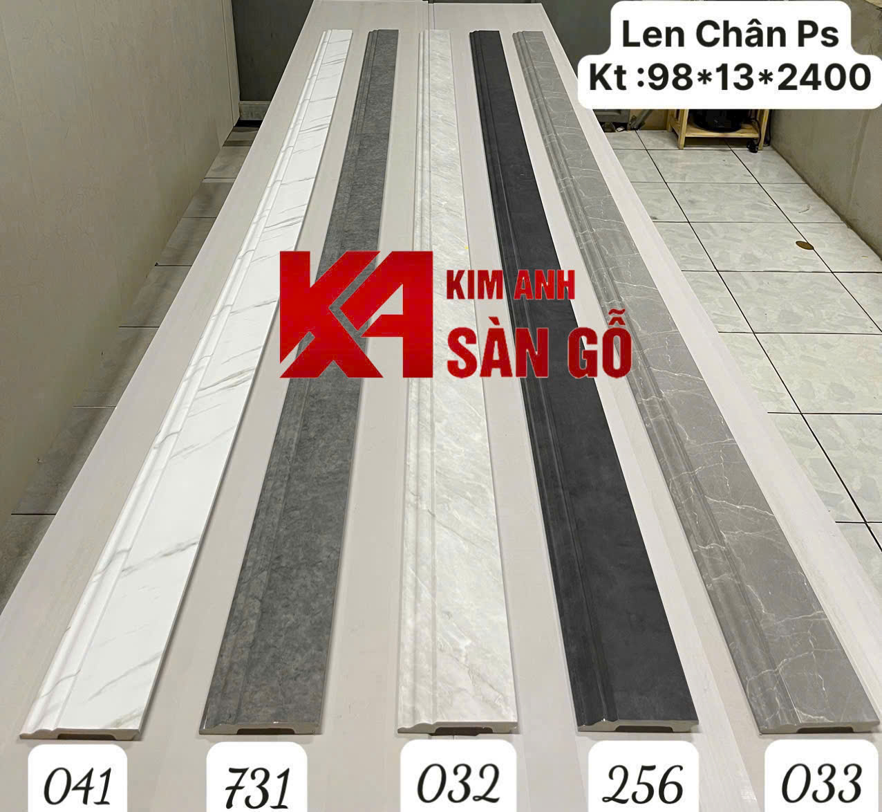 Len Chân Tường Nhựa Giả Gỗ Cao 98mm