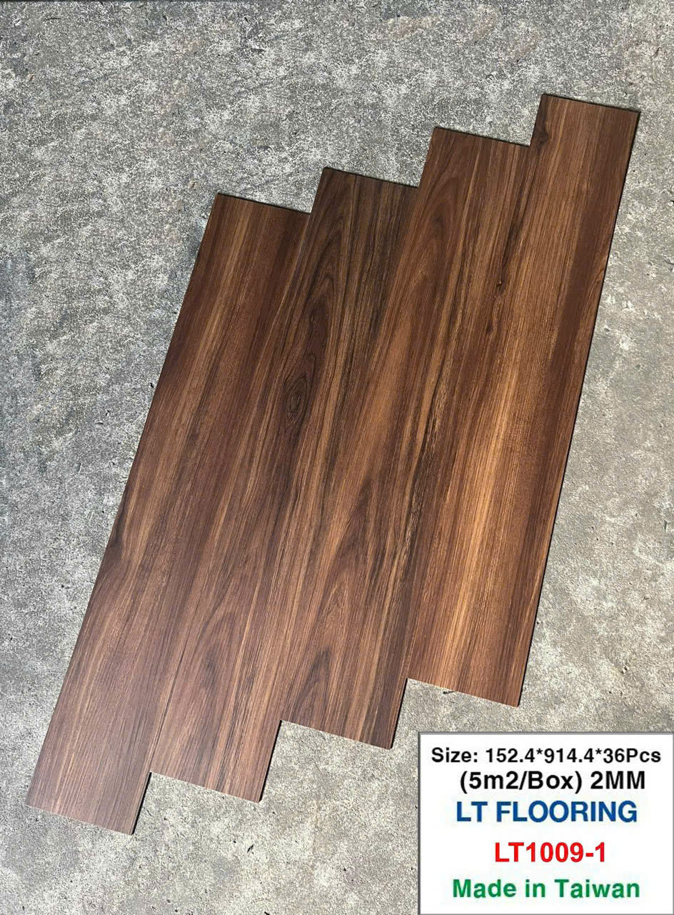 Sàn Nhựa Giả Gỗ Keo Rời 2MM LT Flooring 1009-1