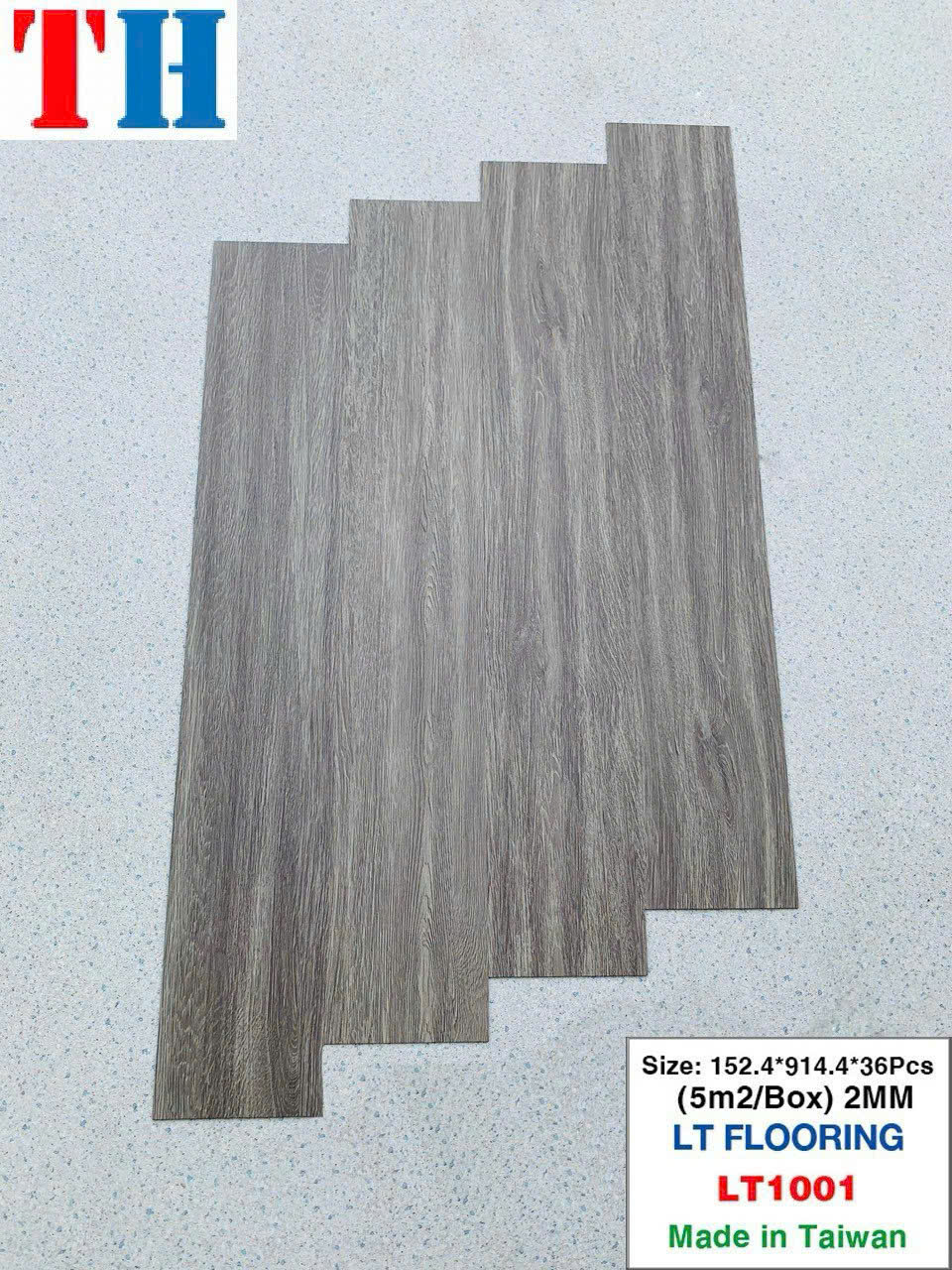 Sàn Nhựa Giả Gỗ Keo Rời 2MM LT Flooring 1001