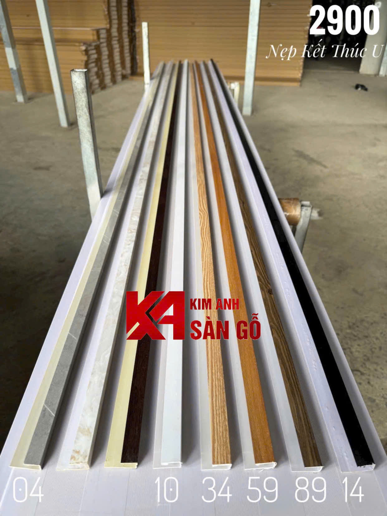 Nẹp Nhựa Kết Thúc Chữ U