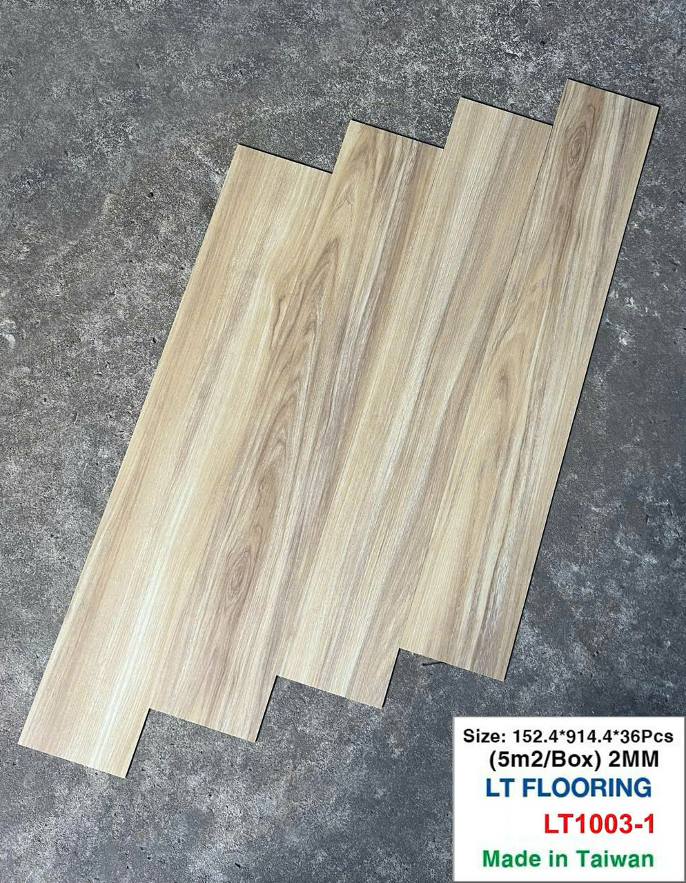 Sàn Nhựa Giả Gỗ Keo Rời 2MM LT Flooring 1003-1