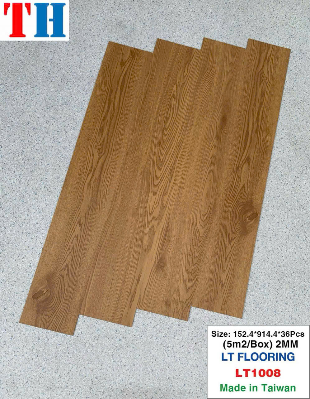 Sàn Nhựa Giả Gỗ Keo Rời 2MM LT Flooring 1008