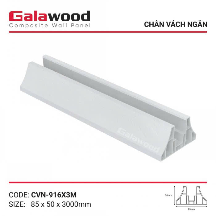 Chân Đế Vách Ngăn Nhựa Galawood CVN-916X3M