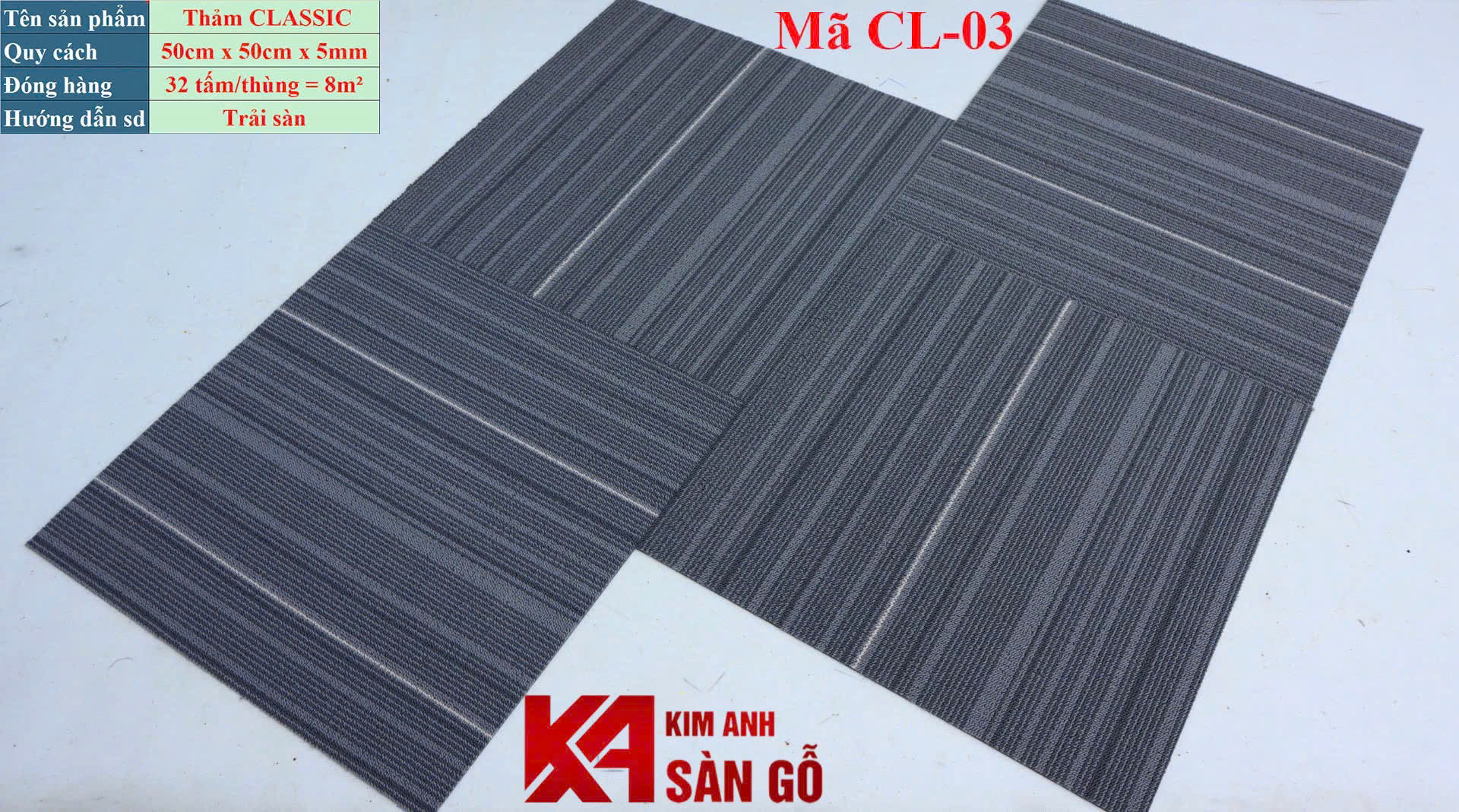Tấm Thảm Trải Sàn Văn Phòng CL03