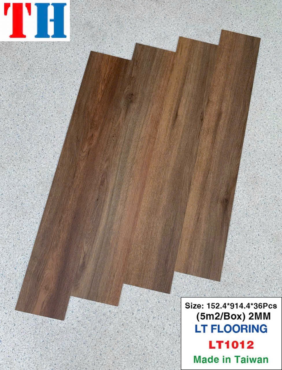 Sàn Nhựa Giả Gỗ Keo Rời 2MM LT Flooring 1012