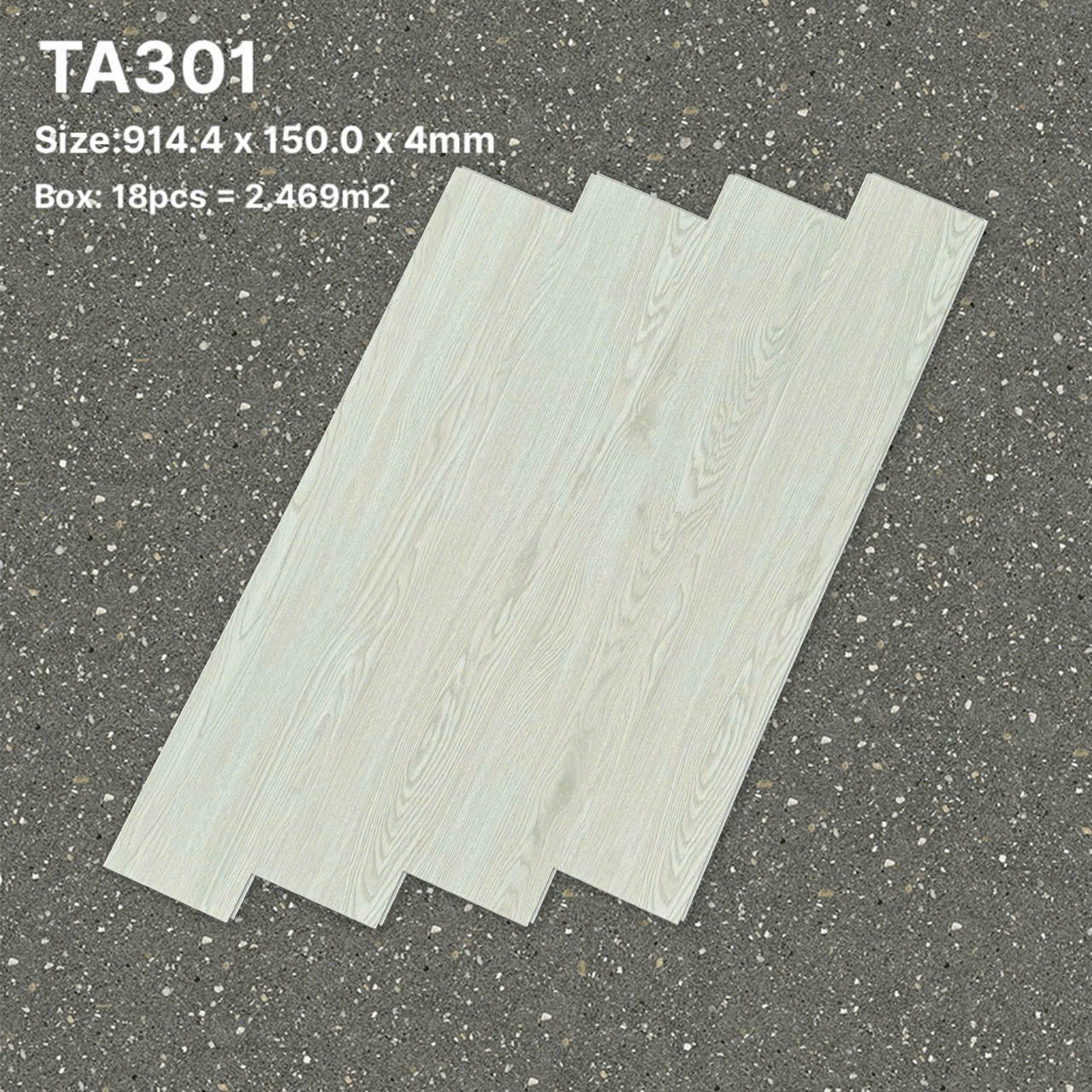 Sàn Nhựa Hèm Khóa Giả Gỗ SPC 4MM TA-301