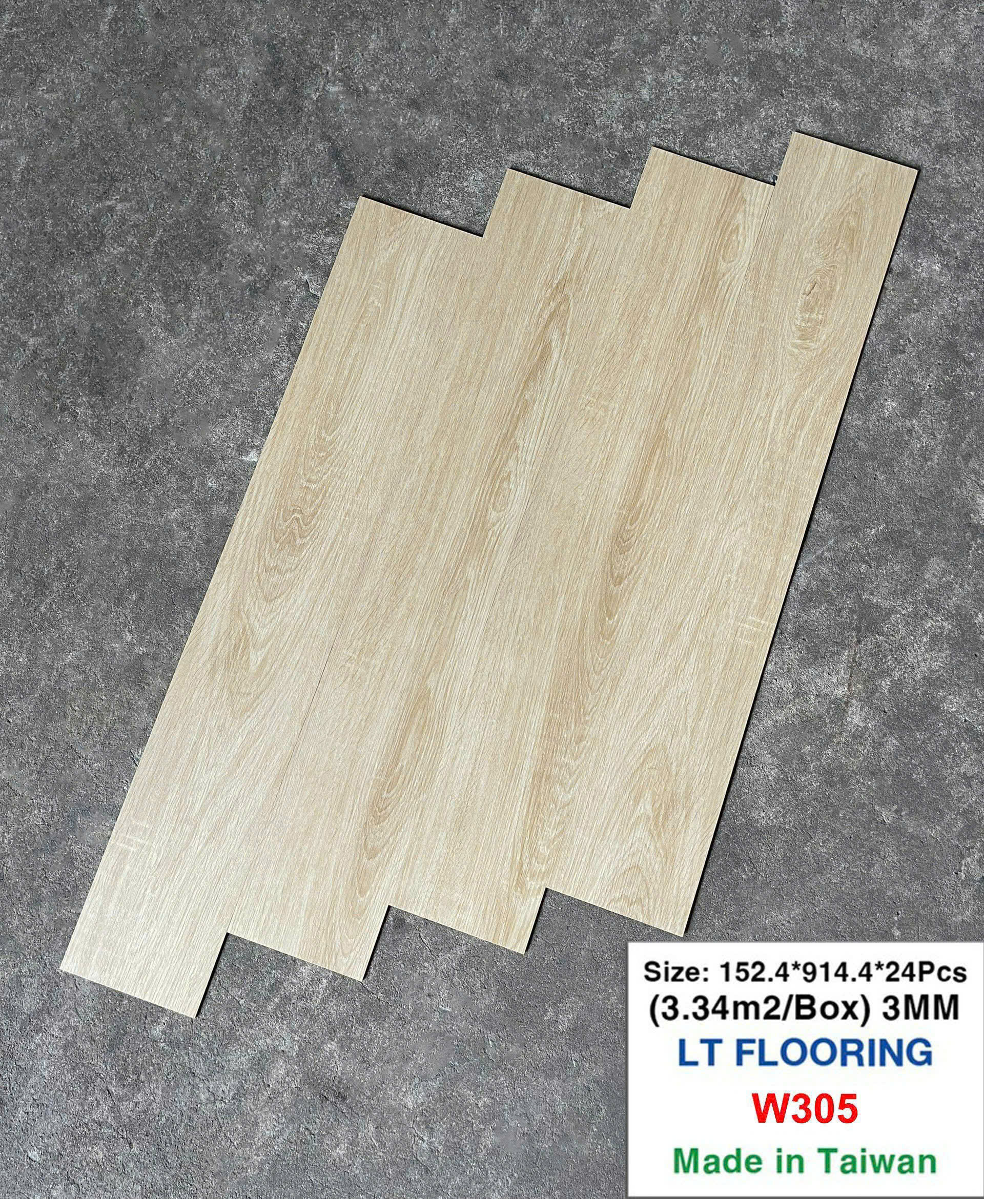 Sàn Nhựa Giả Gỗ Keo Rời 3MM LT Flooring W305