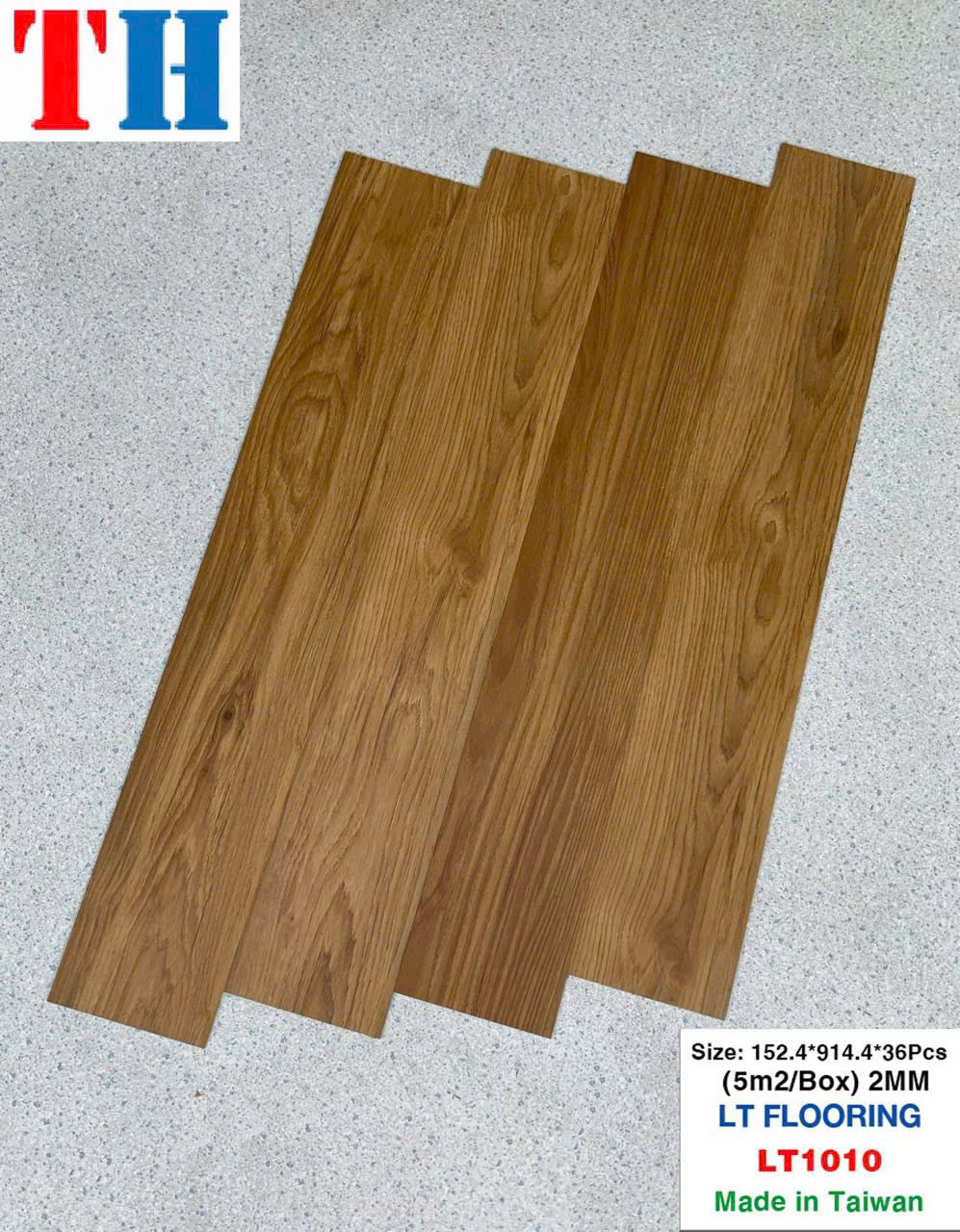 Sàn Nhựa Giả Gỗ Keo Rời 2MM LT Flooring 1010