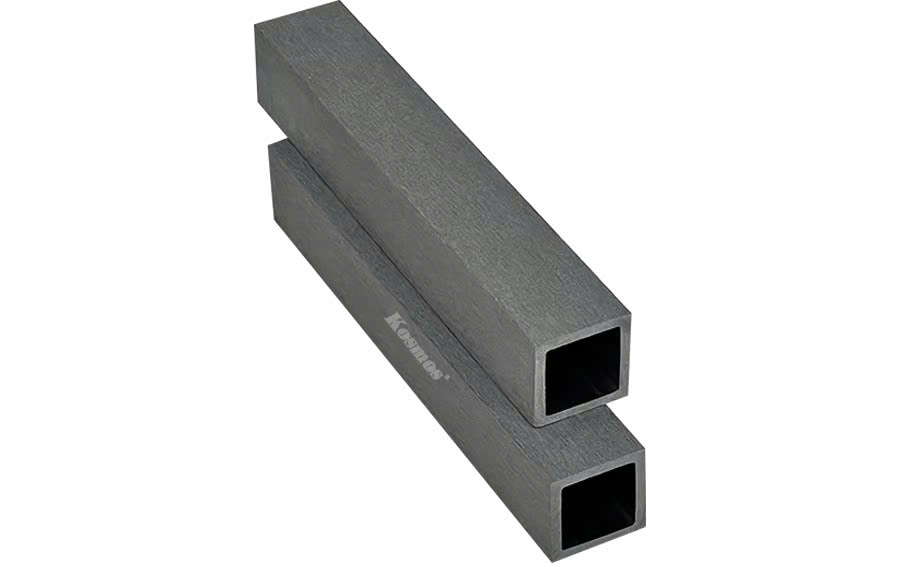 Thanh Lam Gỗ Nhựa Kosmos 50*50mm Grey