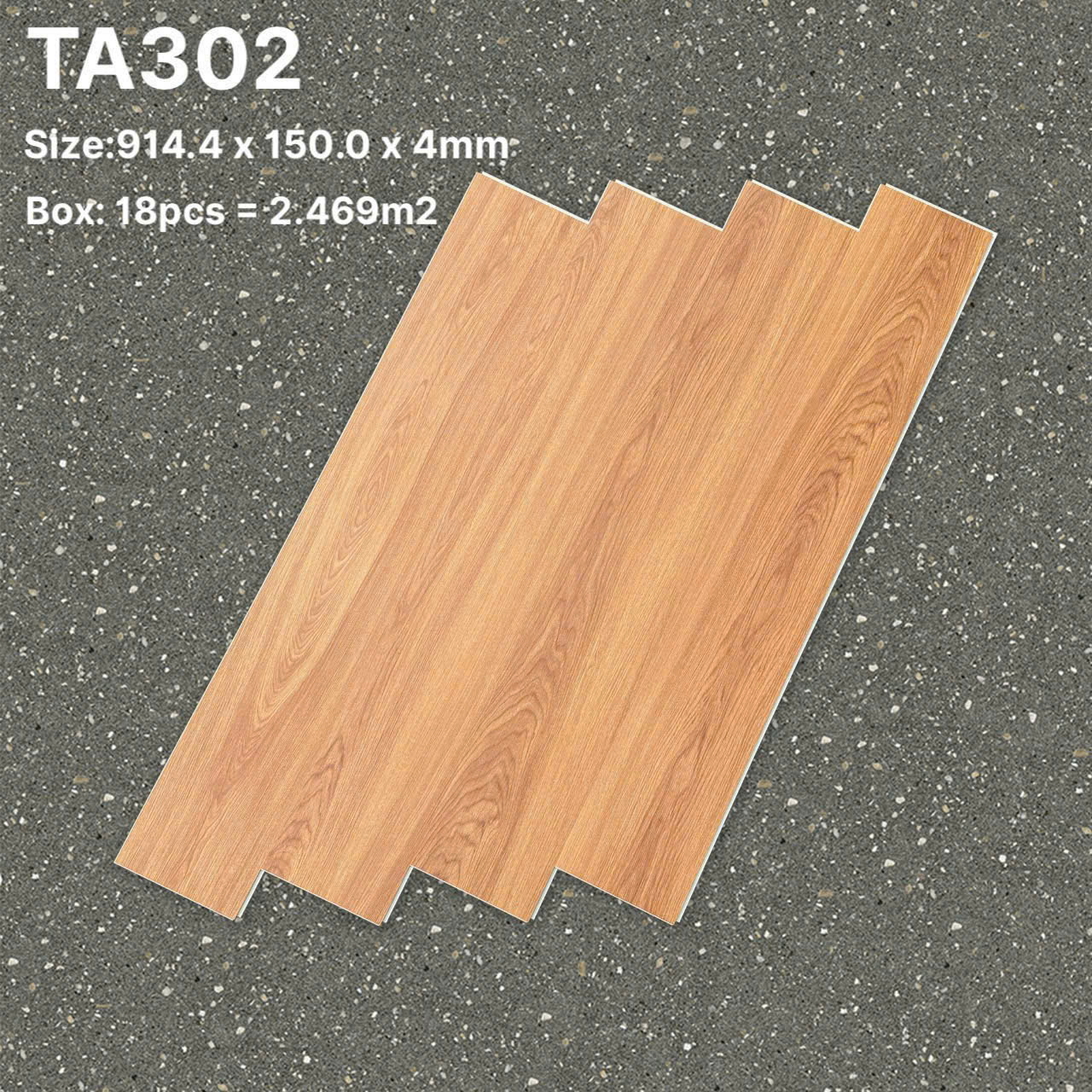Sàn Nhựa Hèm Khóa Giả Gỗ SPC 4MM TA-302