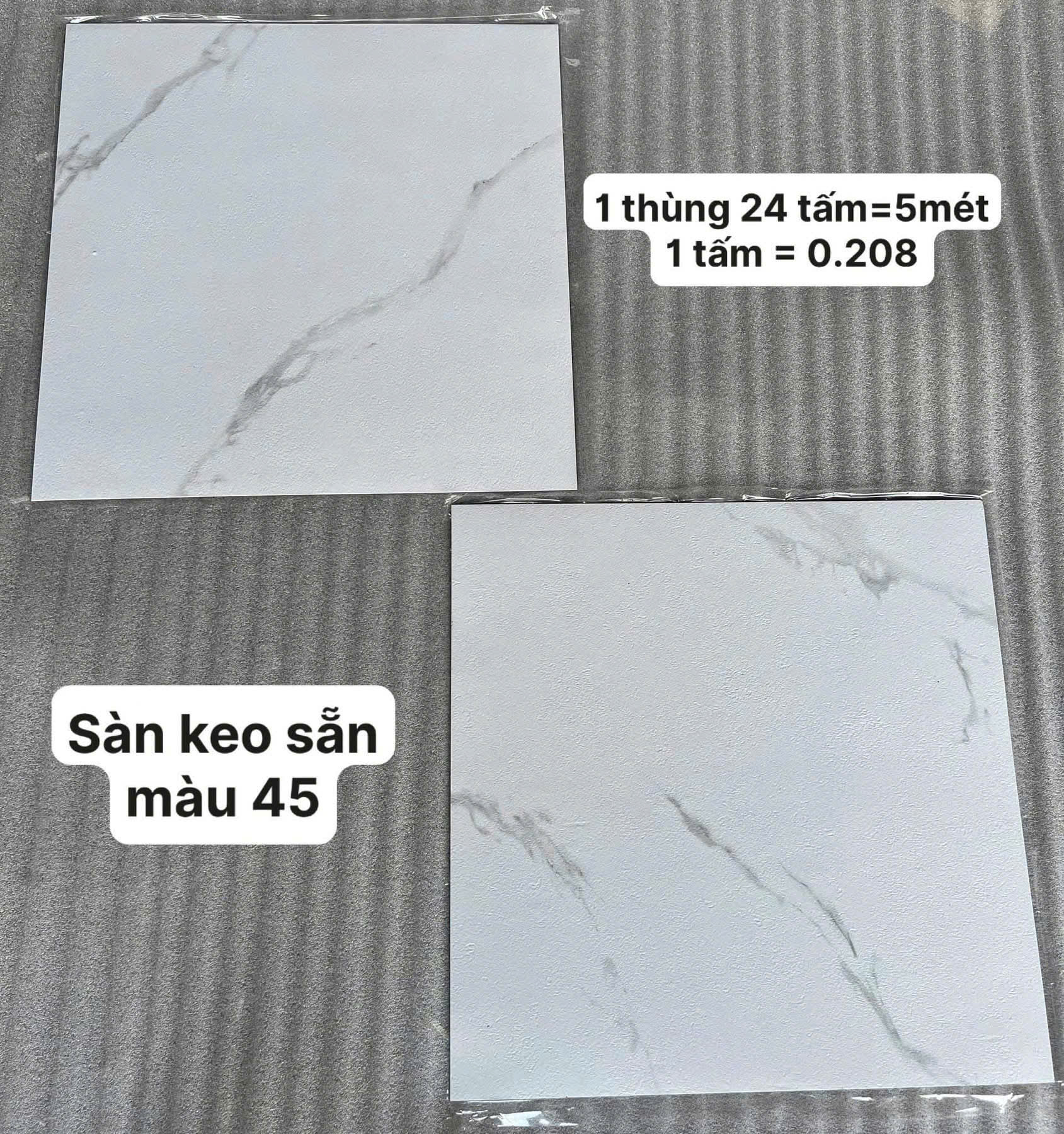 Sàn Nhựa Vân Đá Keo Sẵn GR-45