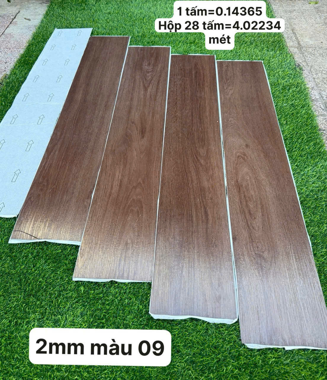 Sàn Nhựa Giả Gỗ Keo Sẵn GR-09