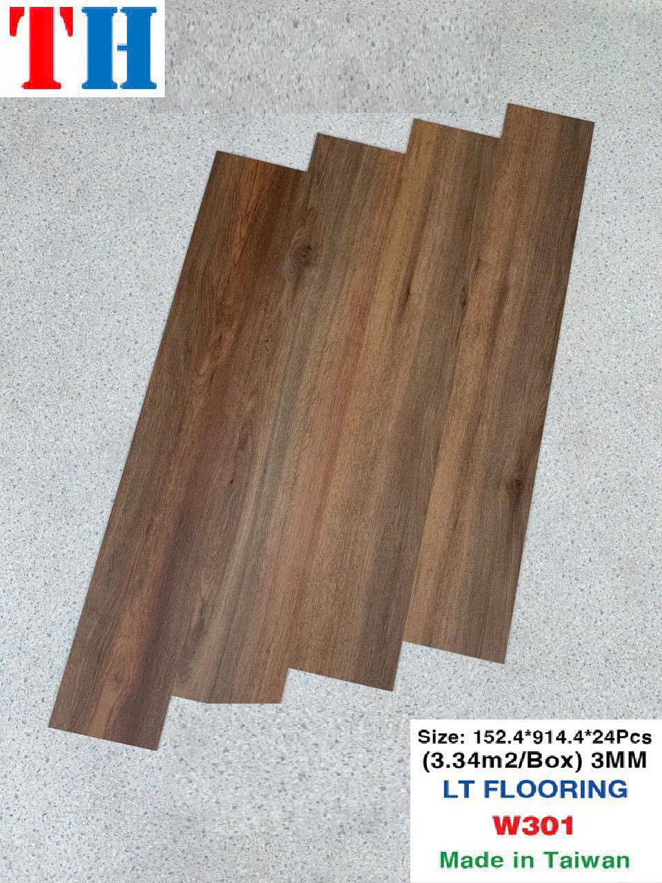 Sàn Nhựa Giả Gỗ Keo Rời 3MM LT Flooring W301