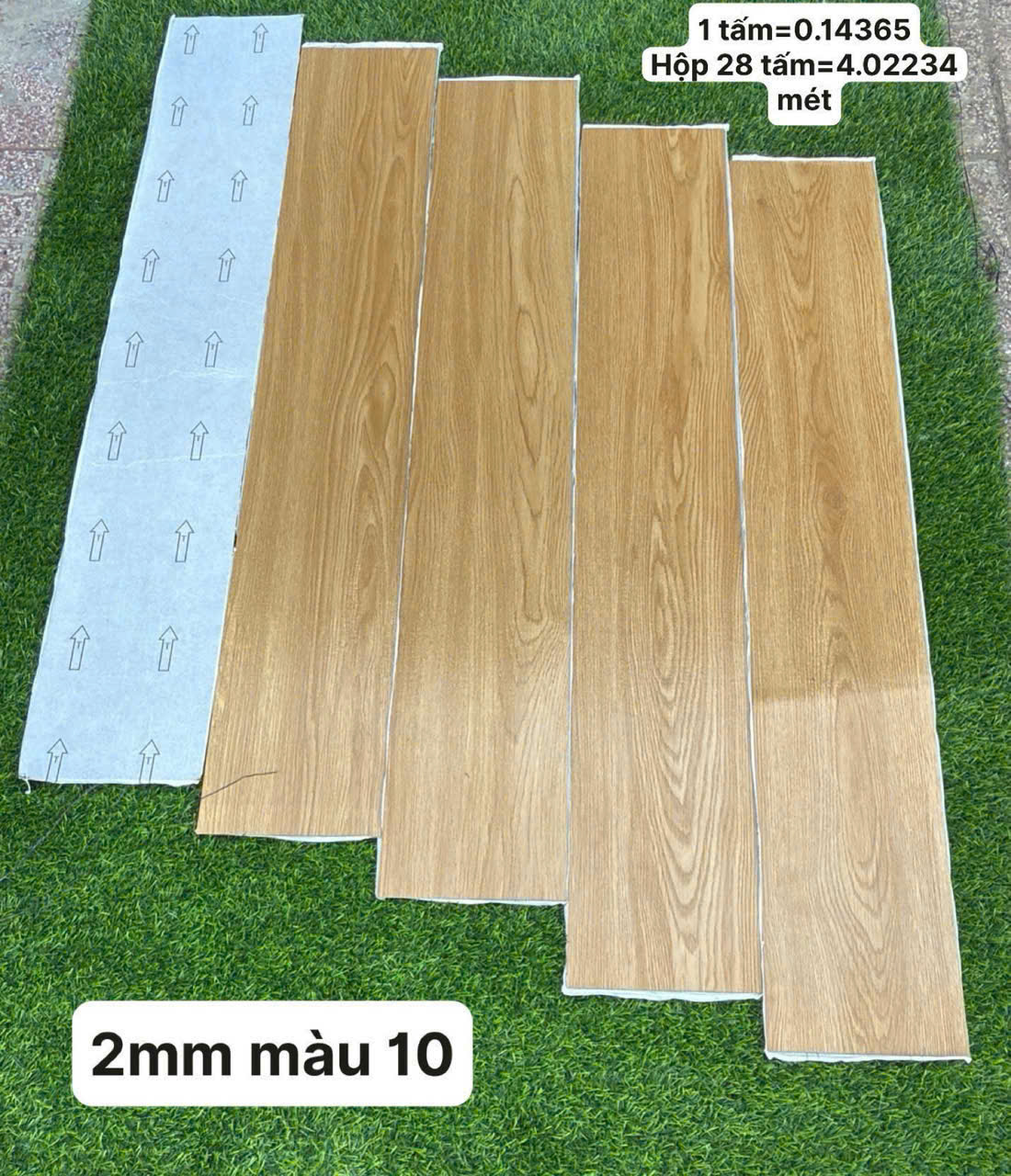 Sàn Nhựa Giả Gỗ Keo Sẵn GR-10