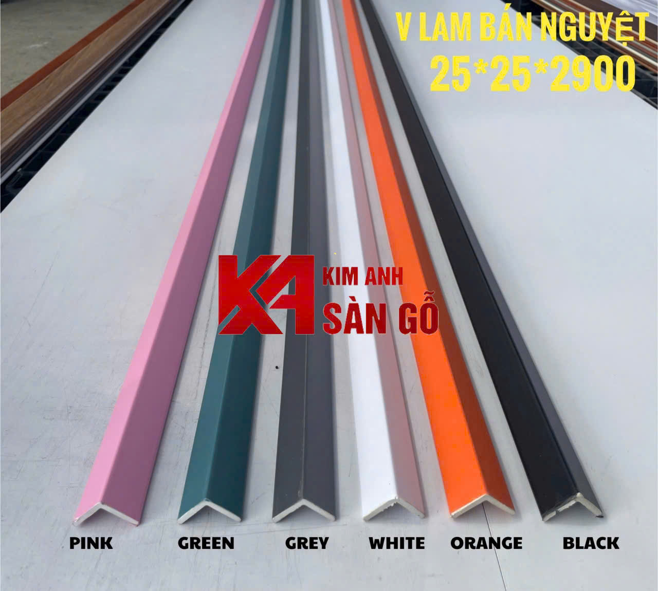 Nẹp V Góc Ngoài Lam Bán Nguyệt