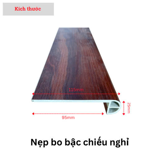 Nẹp Bo Bậc Chiếu Nghỉ NCWood 8297