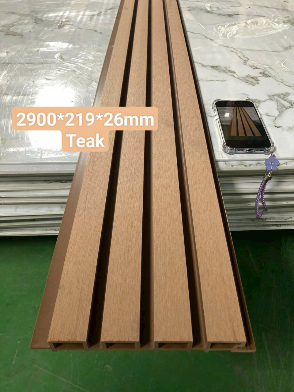 Tấm Ốp Lam Sóng Ngoài Trời VN-01 Teak