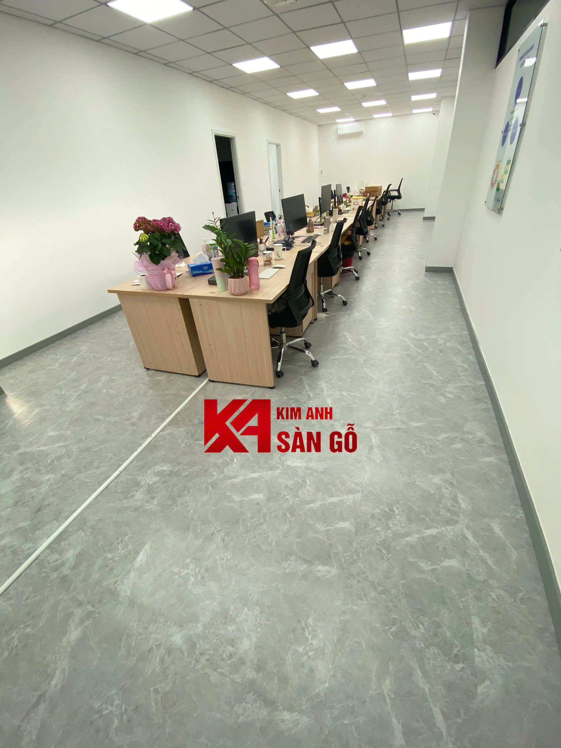 Sàn Nhựa Vân Đá Keo Sẵn MX FLooring 66902