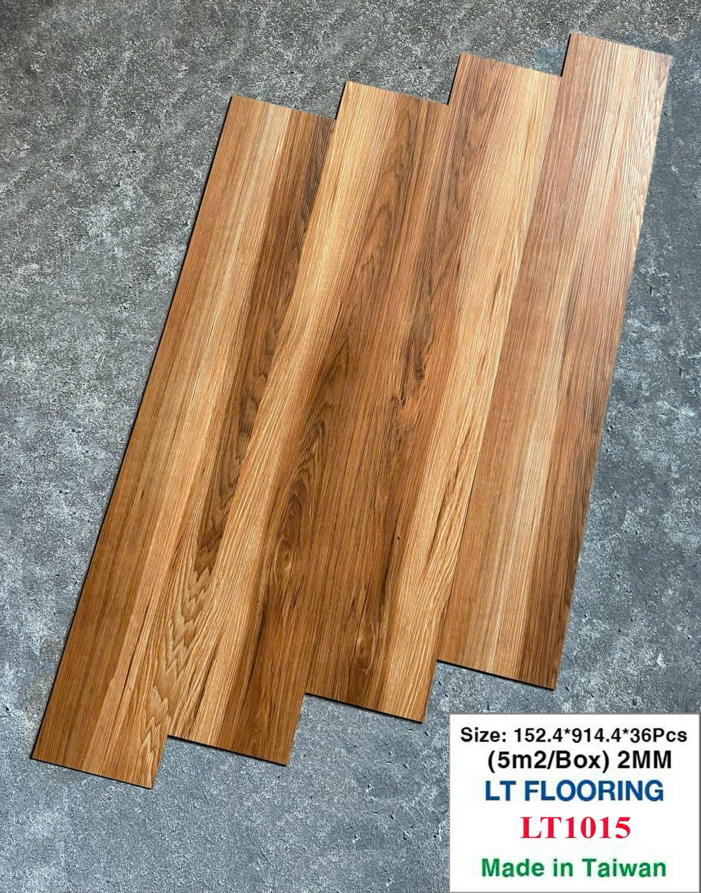 Sàn Nhựa Giả Gỗ Keo Rời 2MM LT Flooring 1015