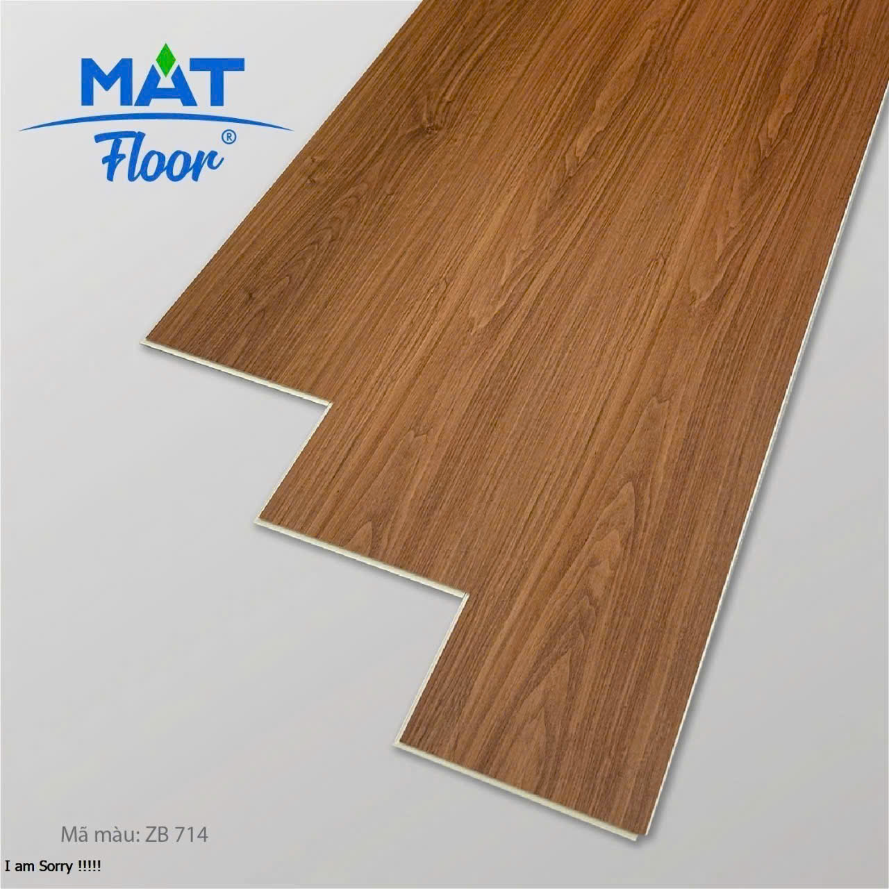 Sàn Nhựa Hèm Khóa Giả Gỗ SPC 4MM MAT Floor-714