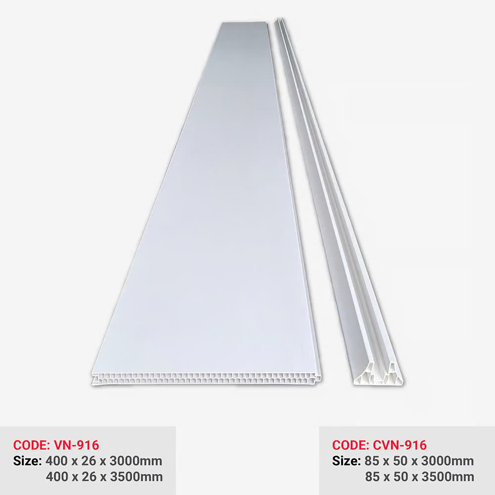 Vách Ngăn Nhựa 2 Mặt Galawood CVN-916X3M