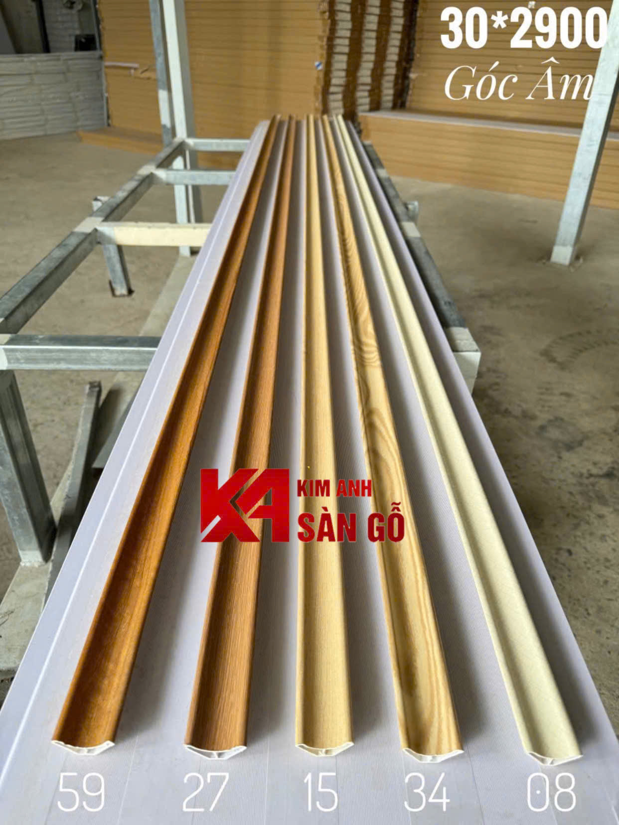 Nẹp Nhựa V Góc Âm