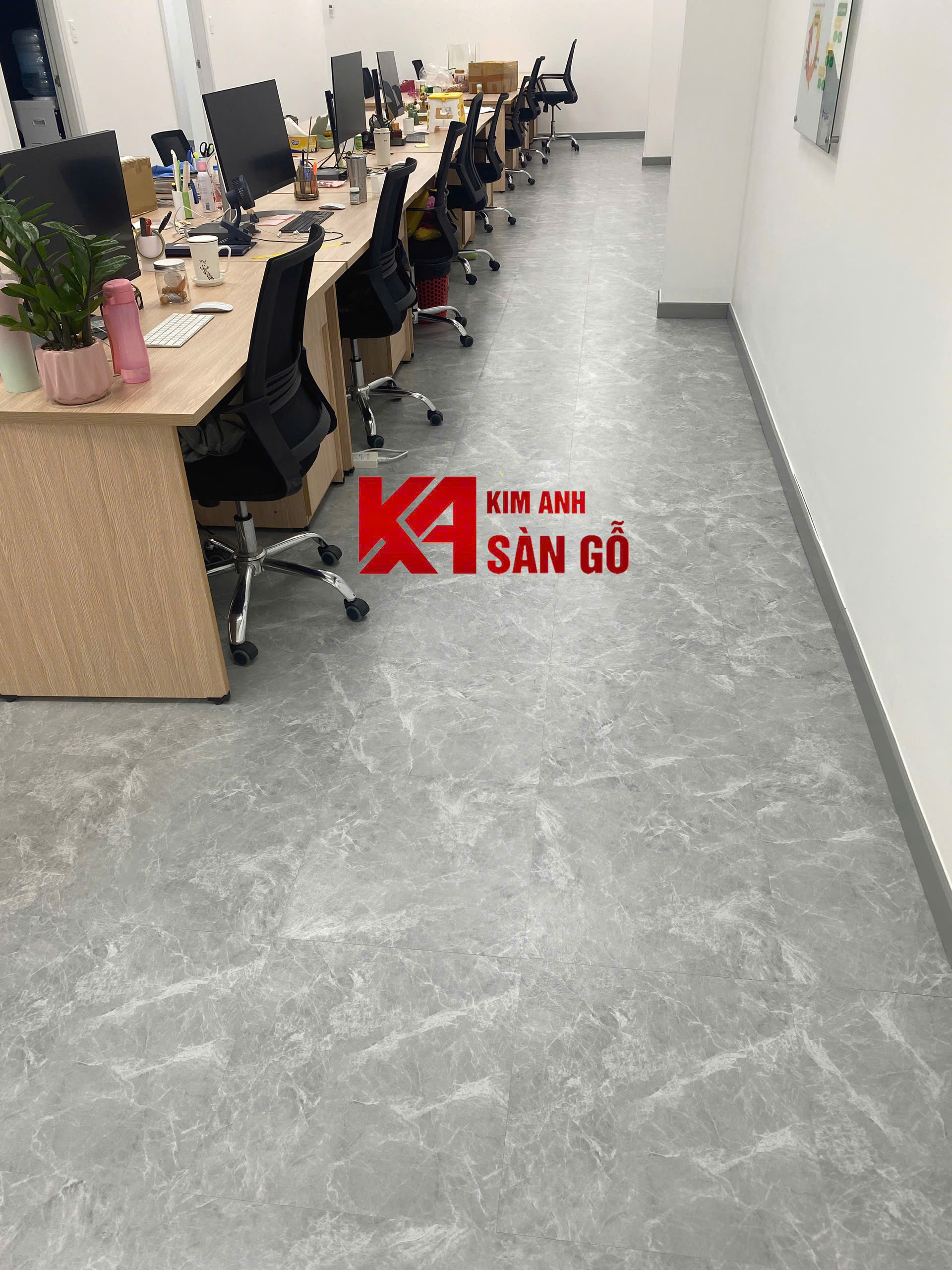 Sàn Nhựa Vân Đá Keo Sẵn TA