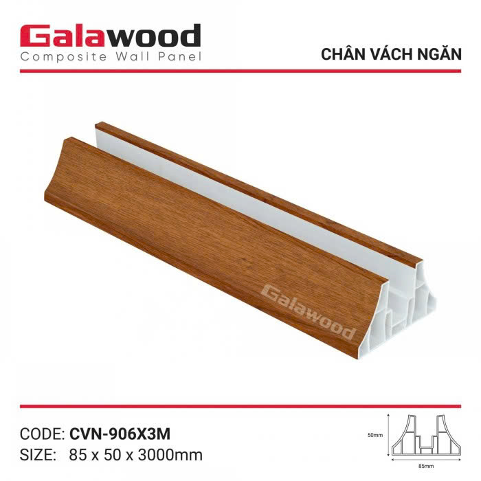 Chân Đế Vách Ngăn Nhựa Galawood CVN-906X3M