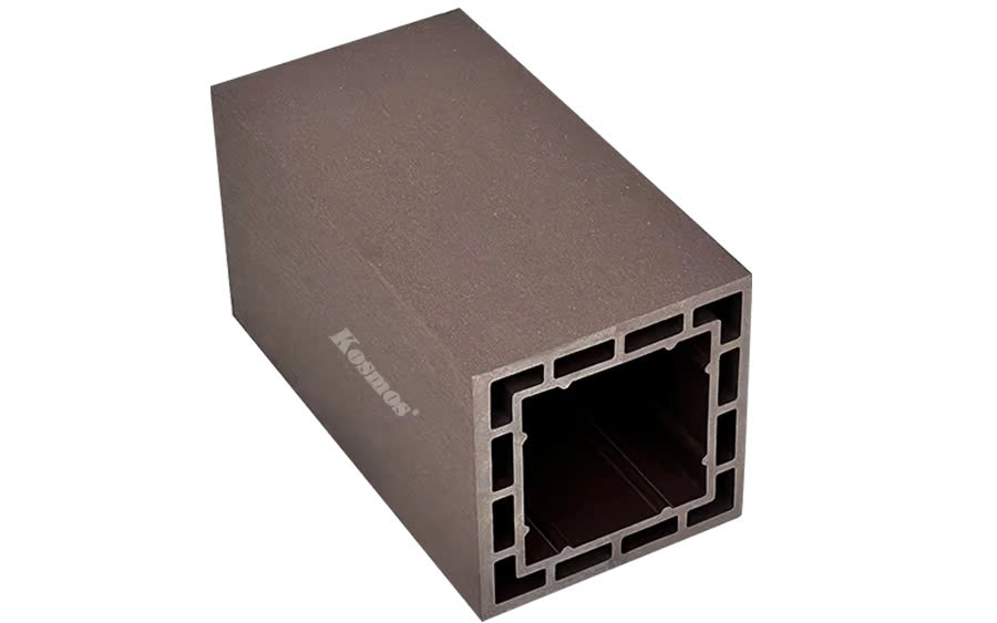 Thanh Lam Trụ Gỗ Nhựa Kosmos 160*160mm Coffee