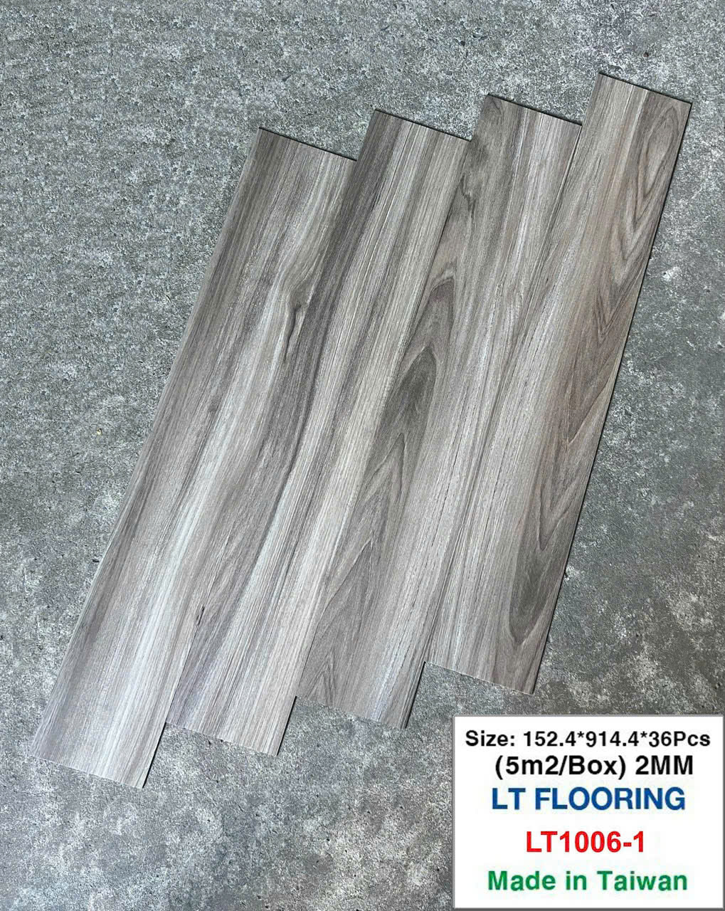 Sàn Nhựa Giả Gỗ Keo Rời 2MM LT Flooring 1006-1