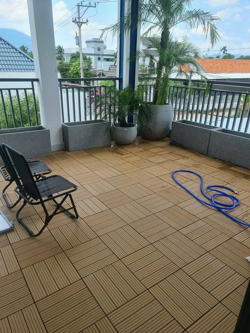 Vỉ Gỗ Nhựa Ngoài Trời VN-04 Yellow