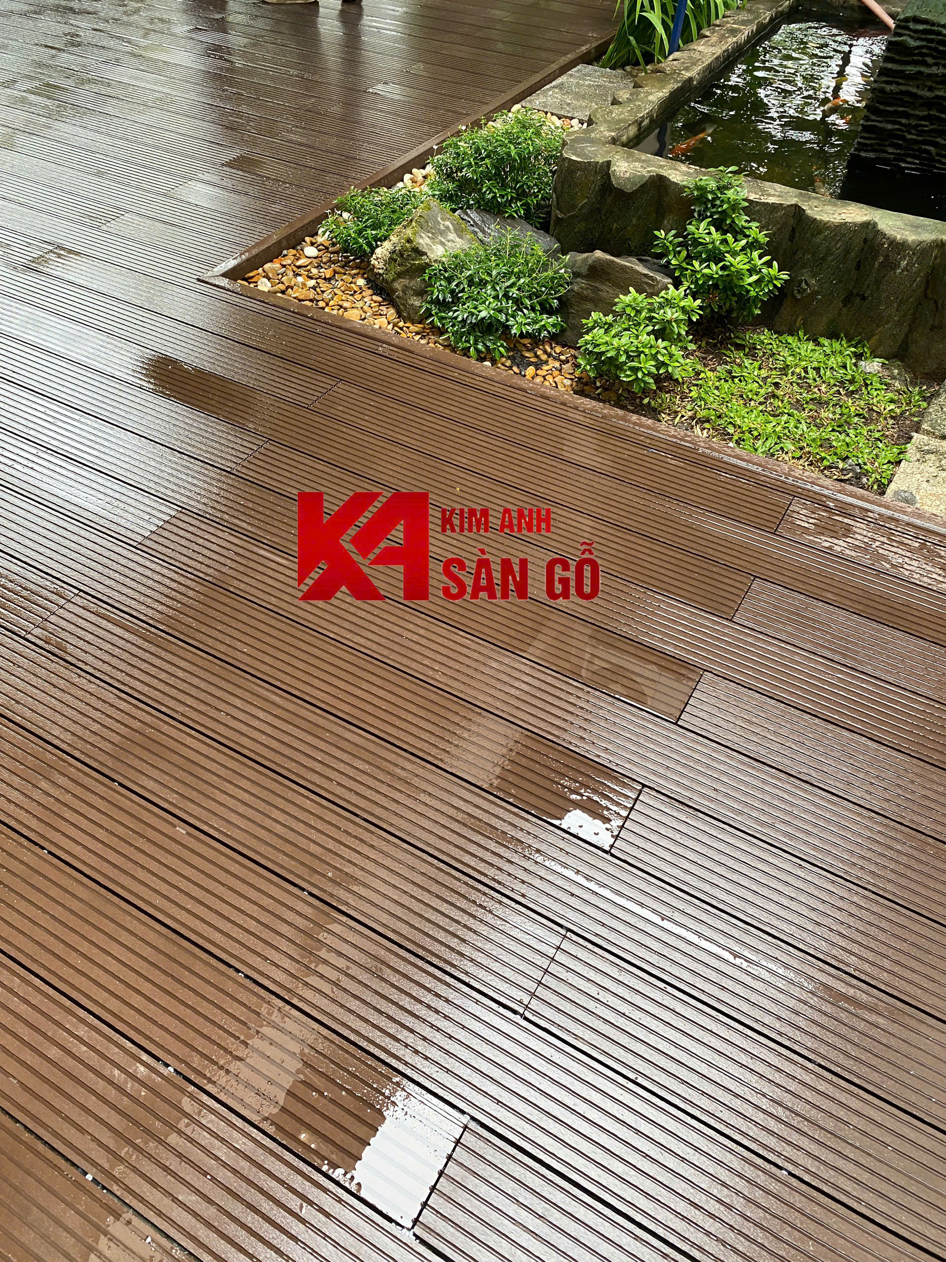 Sàn Gỗ Nhựa Lỗ Vuông 2D HK-03 20mm