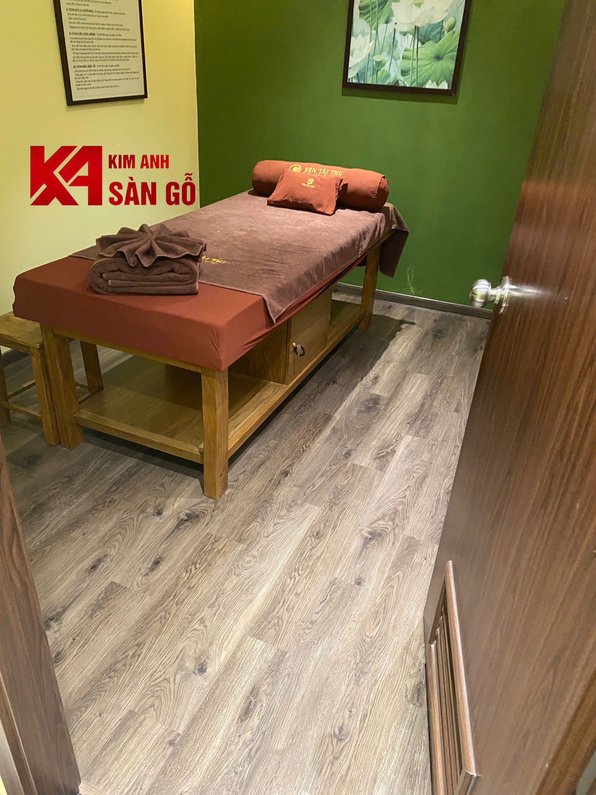 Sàn Nhựa Hèm Khóa Giả Gỗ SPC 4MM MAT Floor-714