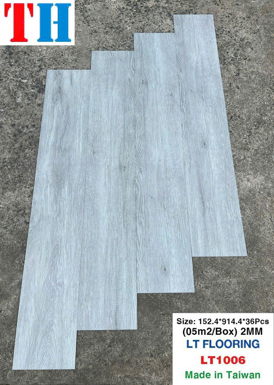 Sàn Nhựa Giả Gỗ Keo Rời 2MM LT Flooring 1006