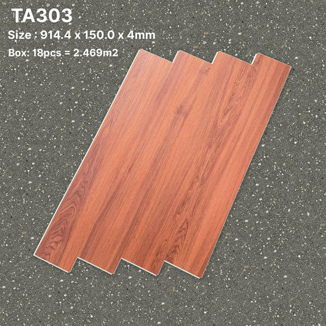 Sàn Nhựa Hèm Khóa Giả Gỗ SPC 4MM TA-303