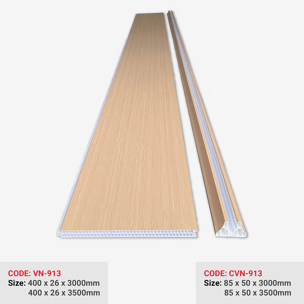 Vách Ngăn Nhựa 2 Mặt Galawood CVN-913X3.5M