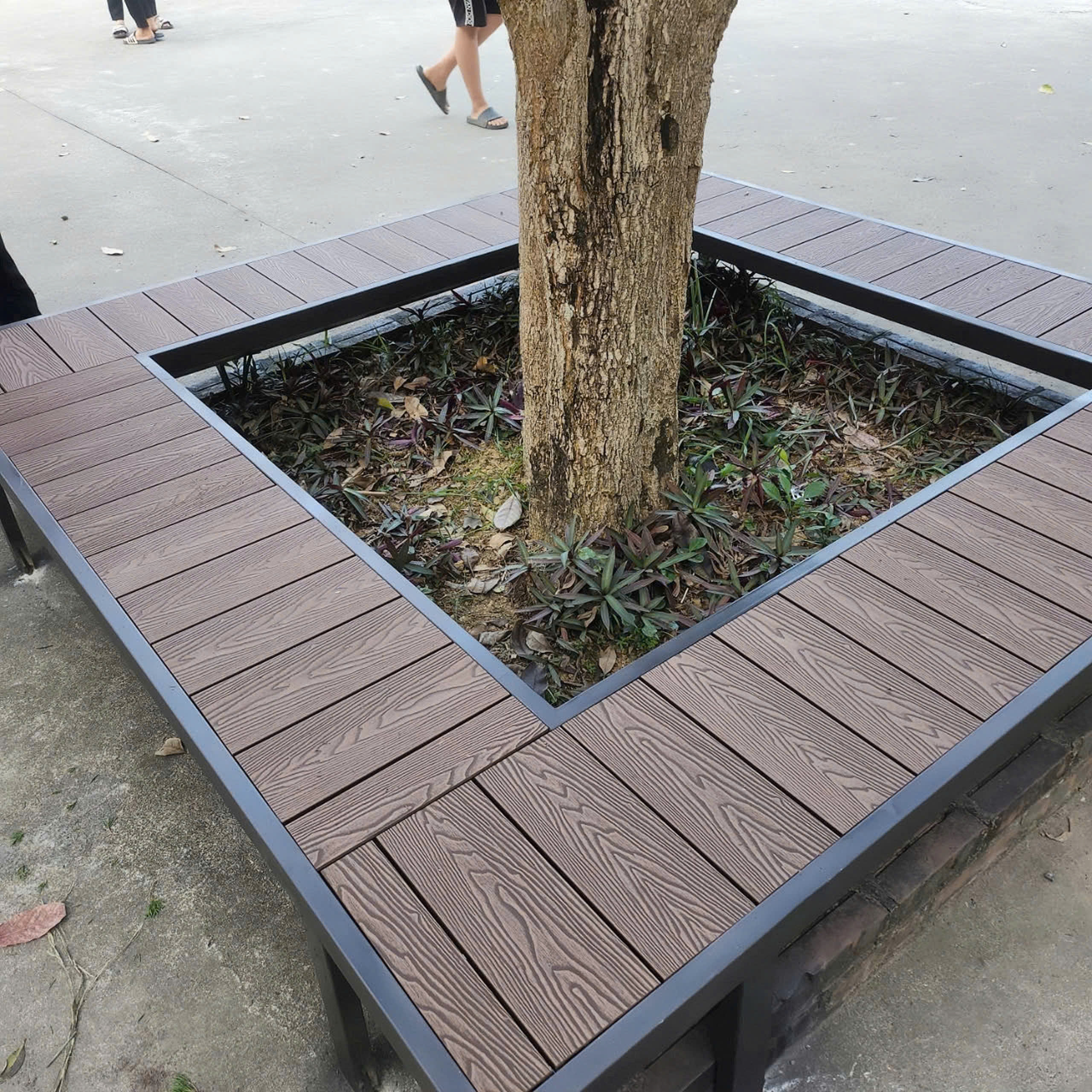 Sàn Gỗ Nhựa Lỗ Vuông 3D HK-04 20mm