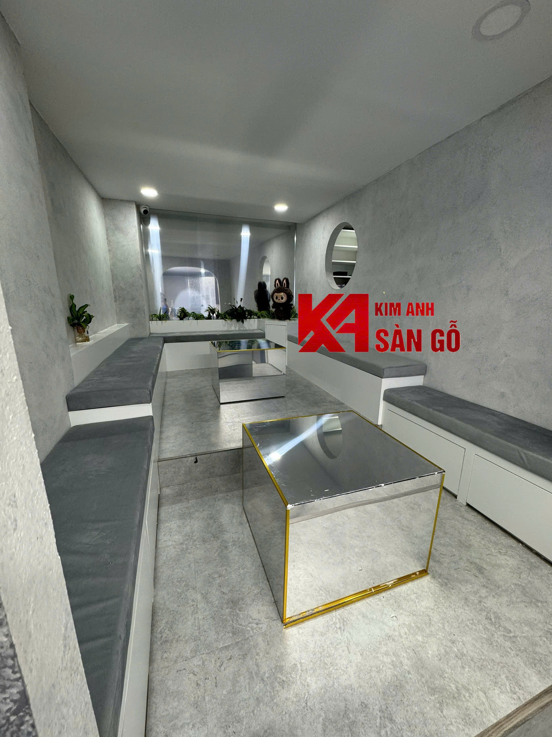 Sàn Nhựa Vân Đá Keo Sẵn GR-68