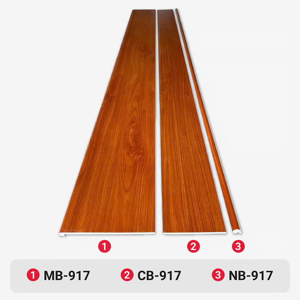 Mặt Bậc Cầu Thang Nhựa Giả Gỗ Galawood MB-917