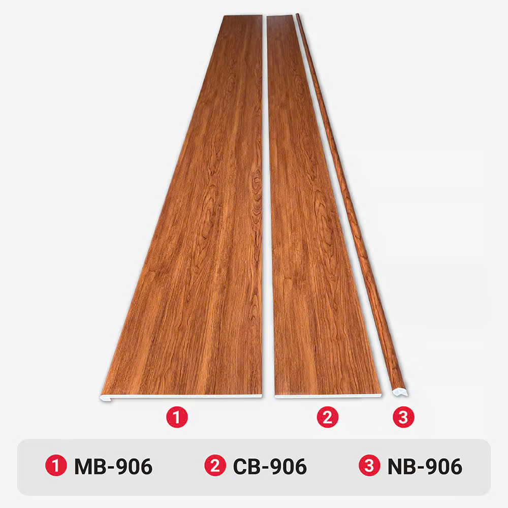 Mặt Bậc Cầu Thang Nhựa Giả Gỗ Galawood MB-906