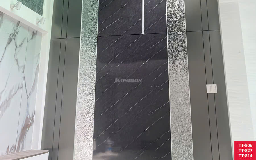 Tấm Than Tre Kosmos Sóng Nước Bạc TT-814 PET