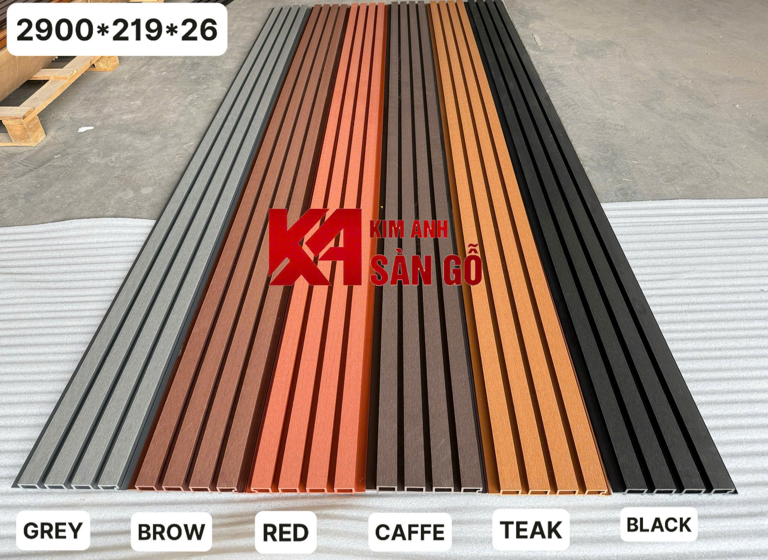 Tấm Ốp Lam Sóng Ngoài Trời GR-06 Grey